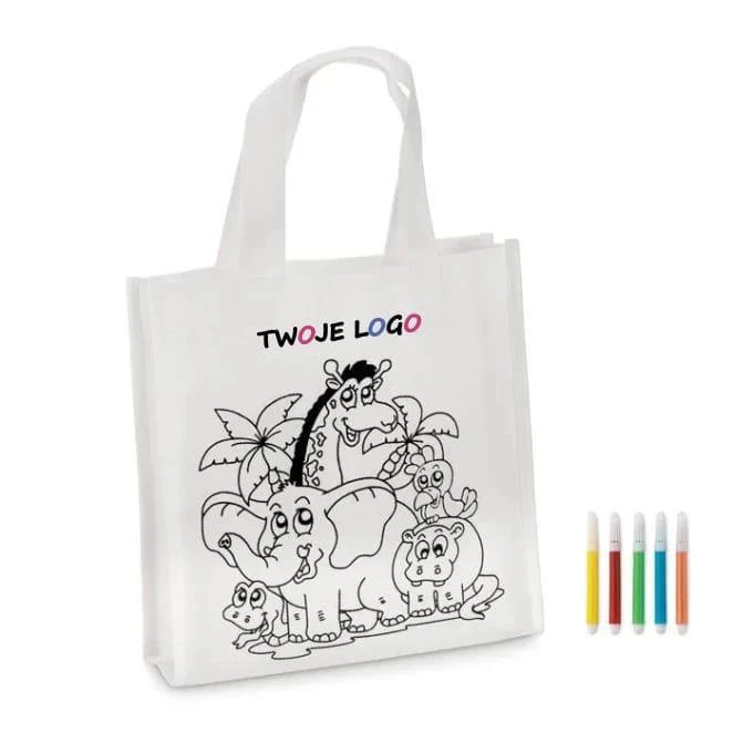 Mini torba na zakupy SHOOPIE z logo Zdjęcie