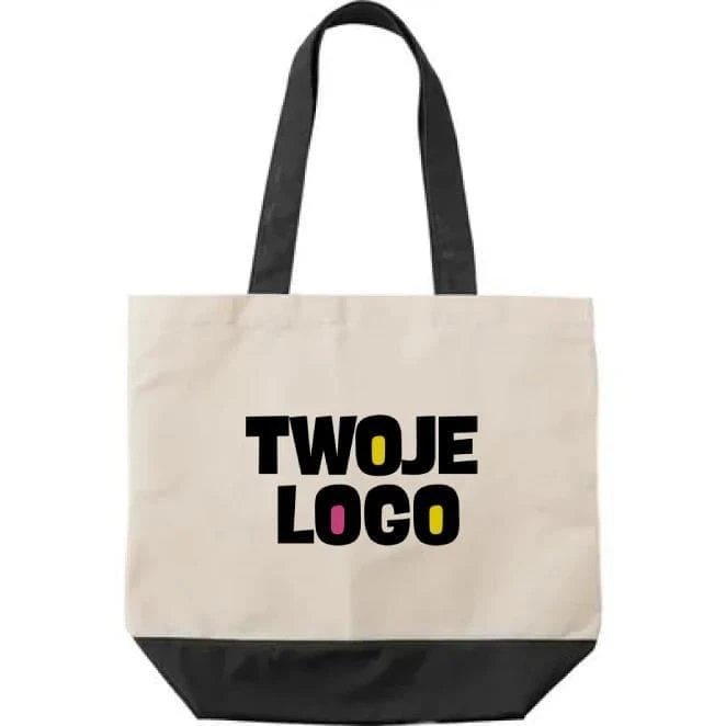 Torba plażowa, na zakupy z nadrukiem logo Zdjęcie