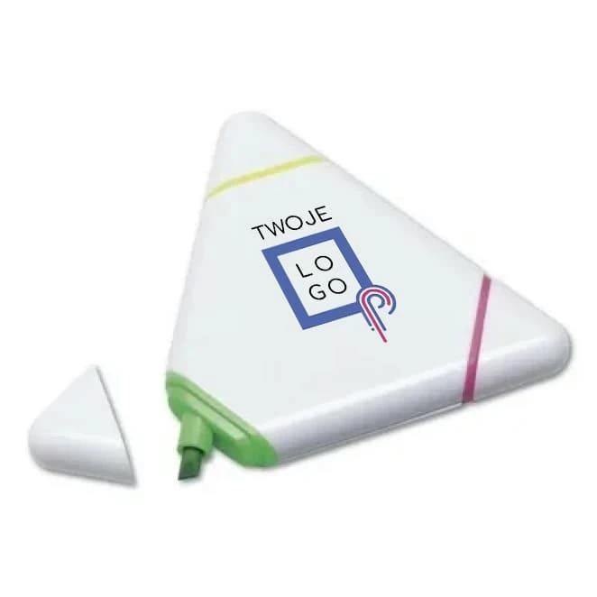 Zakreślacz "trójkąt" z nadrukiem na zamówienie Zdjęcie