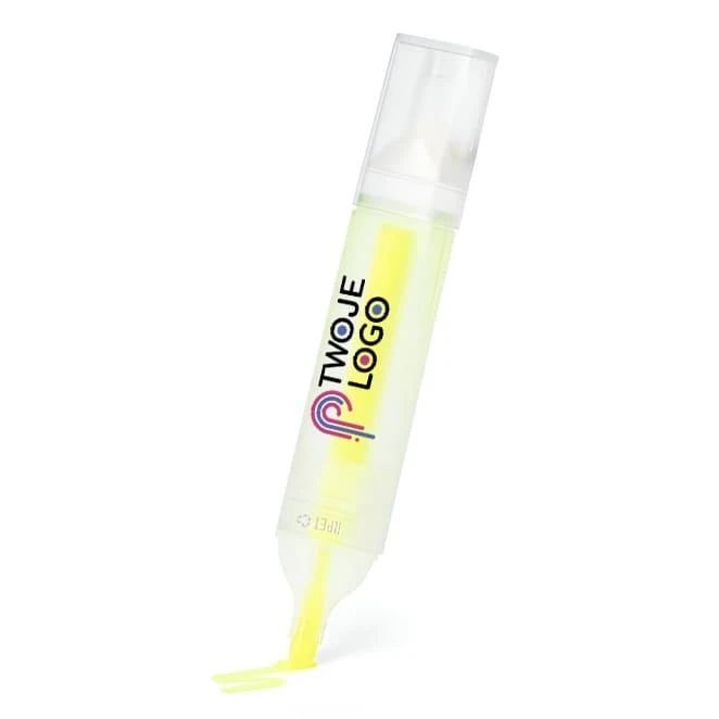 Zakreślacz RPET z nadrukiem logo Zdjęcie