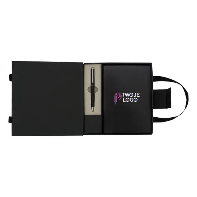 Zestaw upominkowy notes z długopisem Lovini z naniesieniem logo Zdjęcie