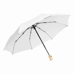 Automatycznie otwierany i składany, wiatroodporny parasol kieszonkowy CALYPSO z nadrukiem logo