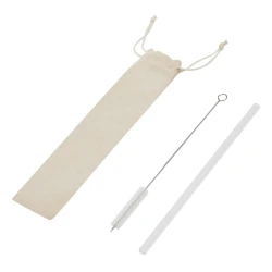 Szklana słomka do picia DRINK SMART do naniesienia logo