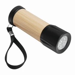 Latarka LED BAMBOO SHINE z nadrukiem na zamówienie