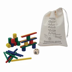 Gra zręcznościowa STACKING do nałożenia logo