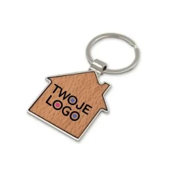 Brelok do kluczy "domek" | Cedar z logo