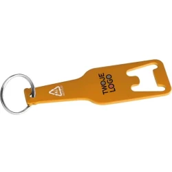 Brelok metalowy otwieracz do butelek MALMO z logo firmy