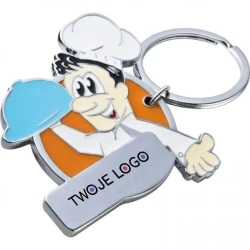 Brelok metalowy CrisMa z logo firmy