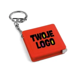 ASHLEY. Brelok z taśmą mierniczą do nałożenia logo