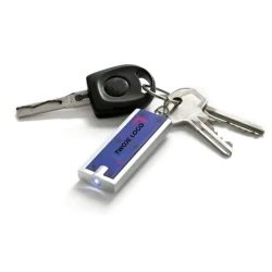 Brelok do kluczy, lampka 1 LED do nałożenia logo