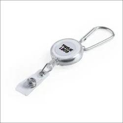 Ski pass, rozciągany przewód 65 cm z logo