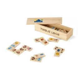 DOMIN. Drewniane domino do nałożenia logo