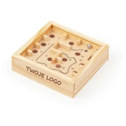 Drewniana gra zręcznościowa z naniesieniem logo