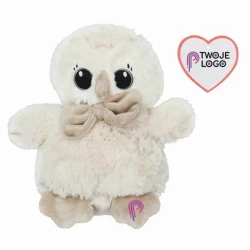 Pluszowa sowa HELGA z logo firmy