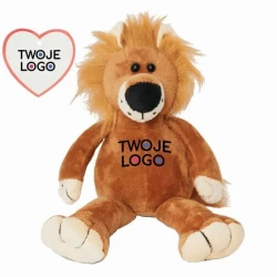 Pluszowy lew FETZY do nałożenia logo