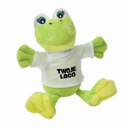 Pluszowa żaba FRIEDA z naniesieniem logo