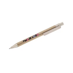 Długopis papierowy TIKO z nadrukiem logo