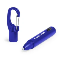 Latarka 1 LED, długopis i karabińczyk do drukowania logo