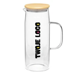 Karafka szklana BAMBOO PITCHER z nadrukiem logo