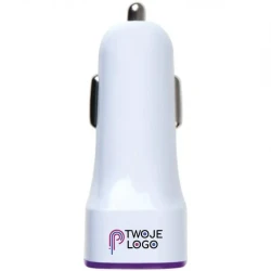 Ładowarka samochodowa USB FRUIT z logo