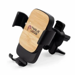 Grawitacyjny samochodowy uchwyt do telefonu, ładowarka bezprzewodowa 15W | Amberle do drukowania logo