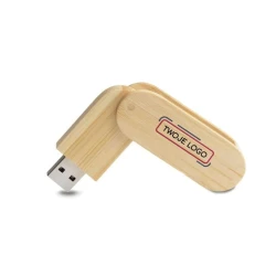 Pamięć USB bambusowa STALK 8 GB do nałożenia logo
