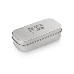 Puszka mała z wkładem na większą pamięć USB z nadrukiem na zamówienie