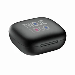 Bezprzewodowe słuchawki douszne z recyklingu Lakewood do drukowania logo