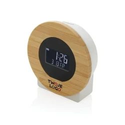 Zegar na biurko Utah RCS z logo firmy