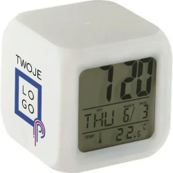 Zegar na biurko, budzik do naniesienia logo