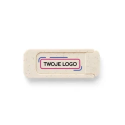 TOWNES. Ochraniacz kamery internetowej z włókna słomy pszennej i PP z logo
