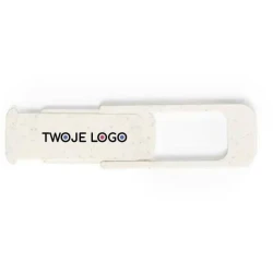 Zasłona na kamerę internetową ze słomy pszenicznej z naniesieniem logo