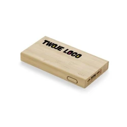 Power bank SILVA 8000 mAh z nadrukiem logo