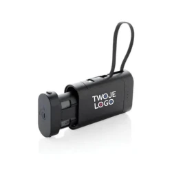 Power bank 10000 mAh, wymienialne baterie z nadrukiem logo