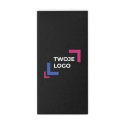 Power bank 4000 mAh z aluminium z recyklingu z nadrukiem logo