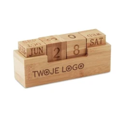 Kalendarz bambusowy KARENDA z logo