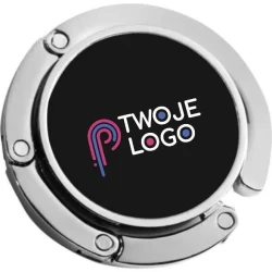 Wieszak na torebkę z logo firmy