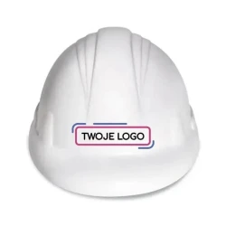 Antystres kask z PU MINEROSTRESS z nadrukiem logo