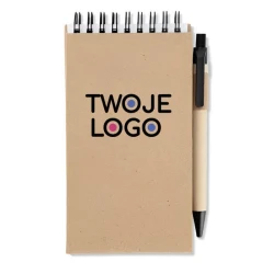 Zestaw karteczek z długopisem ZENTO do drukowania logo