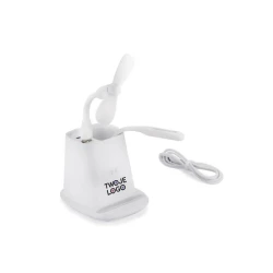 Przybornik z ładowarką indukcyjną (5W) BERGO II do nałożenia logo