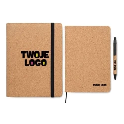 Teczka A5 z korkiem ORIGIN z nadrukiem logo