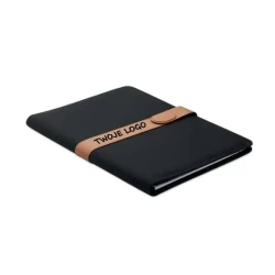 Teczka konferencyjna A4 RPET FAUX do nałożenia logo