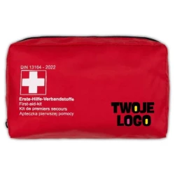 Apteczka samochodowa w pokrowcu, 30 el. | Gemma z nadrukiem logo