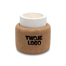 Świecznik dwustronny Eclat z logo firmy