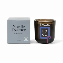 Świeczka zapachowa VINGA Nordic, duża do drukowania logo