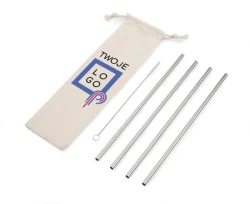 Zestaw słomek ROKKO z nadrukiem na zamówienie