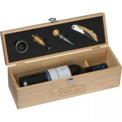 Skrzynka na wino z naniesieniem logo