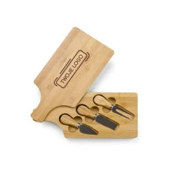 Deska do serów z nożami BRIE z naniesieniem logo