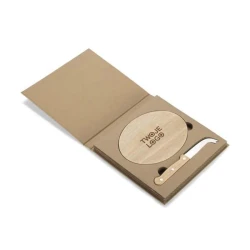 Nóż z deską do sera GORGONZOLA z naniesieniem logo