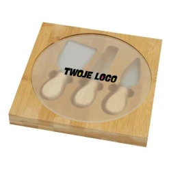 Zestaw noży do sera ORBITY do drukowania logo